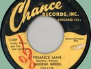 GEORGE GREEN (w/ Jimmy Binkley) Finance Man / Brand New Rockin' 45rpm Chance '53