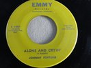 RARE JOHNNY FORTUNE ALONE AND CRYING / IF YOU LOVE ME ROCK-A-BILLY 45 EMMY HEAR