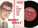 Rare buddy holly i'm gonna love you too EP made in Australia  . rock n' roll