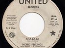 70s Soul 45 MIXED FEELINGS Sha-La-La UNITED hear