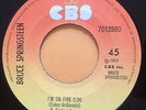 BRUCE SPRINGSTEEN • i'm on fire / cover me •  45 • COSTA RICA 1984