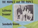 THE MAMAS & THE PAPAS California Dreamin Orig. D RCA PS Single 1967 M- rare PS