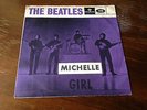 The Beatles. Michelle / Girl 1966 scarce PURPLE NORWAY ps/45 7