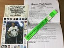 QUEEN + P ROGERS PROOF SIGNED Concert Ticket+ Wristband+Staff Briefing Sheet....