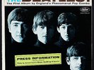 THE BEATLES MEET THE BEATLES  US ORIG’64 CAPITOL MONO PRESS INFORMATION STICKER