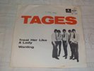 TAGES TREAT HER LIKE A LADY / WANTING Mod Rock Freakbeat psych SWE PS 7