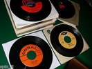 (  60  )  1960'S  45 RPM RECORDS /  ROCK N ROLL /  DOO  WOP    /  1950'S VOCALS
