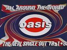 Oasis - All Around The World - Rare Creation Records Union Jack UK Promo Poster