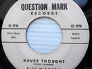 Dick Michaels TEEN POP 45 NEVER THOUGHT b/w LOVE SWEET LOVE M- Question Mark F38