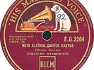 Comedian Harmonists - Mein kleiner grüner Kaktus / Lebe wohl ... - 1934