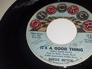HAROLD HUTTON Lucky Boy / It's A Good Thing CHECKER 1125 NORTHERN SOUL 45 7
