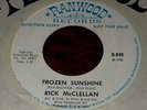 FROZEN SUNSHINE // RICK MCCLELLAN 1968 RANWOOD AUDITION COPY 45--RARE POP/PSYCH