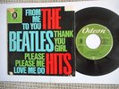 BEATLES Hits  EP  ODEON  Single  GERMANY rare