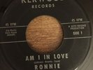 Northern Soul 45rpm RONNIE & THE PARLEYS on Kerwood AM I IN LOVE