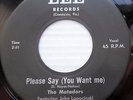 THE MATADORS doowop orig. LEE 45 PLEASE SAY YOU WANT ME SHOULD I EVER LOVE F2030