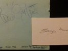 BRIAN EPSTEIN   GEORGE MARTIN AUTOGRAPHS.  BEATLES.