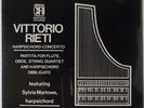 VITTORIO RIETI: Harpsichord Concerto, Sylvia Marlowe SEALED CTI LP Rare
