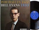 BILL EVANS TRIO Portrait In Jazz RIVERSIDE 12-315 ORIGINAL MONO DG SMALL LABEL