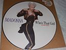 Madonna Who's That Girl? single Picture Disc 12 inch vinyl UK