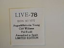 ACDC AC/DC  -- Live 78 Promo-Bootleg-- Spain-black Vinyl--200copies on