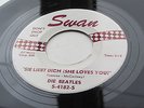 THE BEATLES  USA  SWAN 45 SHE LIBT DICH   DONT DROP OUT