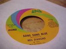 NEIL DIAMOND 45 RPM GITCHY GOOMY SONG SUNG BLUE MONO NM