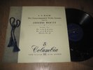 33 CX 1287 BACH - UNACCOMPANIED VIOLIN SONATAS NOS.3 & 4 JOHANNA MARTZY