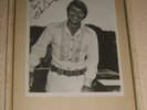 Glen Campbell Country Singer Signed Photograph Vintage early 1970s 8x10'' RARE