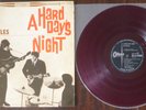 The Beatles - A Hard Days Night (1964) LP (VG+) HOLY Rare RED Vinyl 1st Press