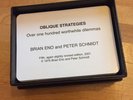 Oblique Strategies Cards, 5th Edition, Unused Brian Eno Peter Schmidt