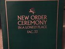 New Order 12 vinyl - Ceremony - Factory Joy Division
