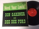 Don Gardner & Dee Dee Ford LP Need Your Lovin' Fire Label ORIG
