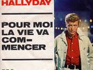 JOHNNY HALLYDAY - POUR MOI LA VIE VA COMMENCER/MA GUITARE - PHILIPS 373 256 BF