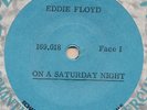 Eddie Floyd Stax Soul RNB Promo 45 France * On a Saturday Night * EX