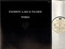 EMERSON LAKE AND PALMER works volume 1 DOUBLE LP EX+/EX- K80009 uk atlantic 1977