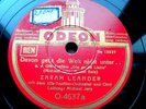 1252/ ZARAH LEANDER-Davon geht die Welt nicht unter-Blaue Husaren-Schellack