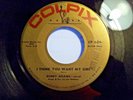Rare Northern Soul  45 - Bobby Adams - I Think You Want My Girl -COLPIX CP 604