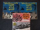DYLAN THOMAS X3 under milk wood VINYL 2LP SET + a childs christmas in wales VOL1