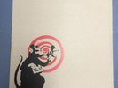 Banksy Dirty Funker Radar Rat Sleeve / Grey Sleeve With Red Detail