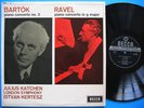 Decca SXL 6209 ED2 Ravel Bartok Piano Con. Julius Katchen Kertesz NM