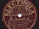 Jack Hylton Orchester mit Gesang : Love me or leave me + My lucky Star