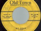 SOLITAIRES on Old Town - My dear/What did she say  - R&B Doowop Group