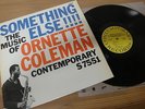 ORNETTE COLEMAN - SOMETHING ELSE   mint lp CONTEMPORARY S7551