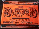 poster punk the Damned tour with charge