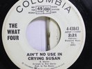 Rock Promo 45 The What Four - Ain'T No Use In Crying Susan / I'M Gonna Destroy T