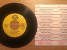 LYNYRD SKYNYRD 45 SWEET HOME ALABAMA w/ 10 UNCUT JUKEBOX TITLES STRIPS RARE MINT