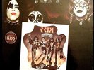 KISS SAME ORIGINAL FRENCH SUPER RARE WITH STICKER AND DECAL AND KISS DRESSES