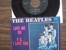 BEATLES-ORIGINAL PICTURE SLEEVE+45-LOVE ME DO/P.S.I LOVE YOU tollie 9008 BLK LBL