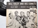 BILL HALEY & COMETS vg++ 45 1st press PS BILLY GOAT / ROCKIN ROLLIN ROVER cc1439