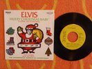 ELVIS PRESLEY Merry Christmas Baby 45 rpm PROMO w/PICTURE SLEEVE RCA Victor 1971